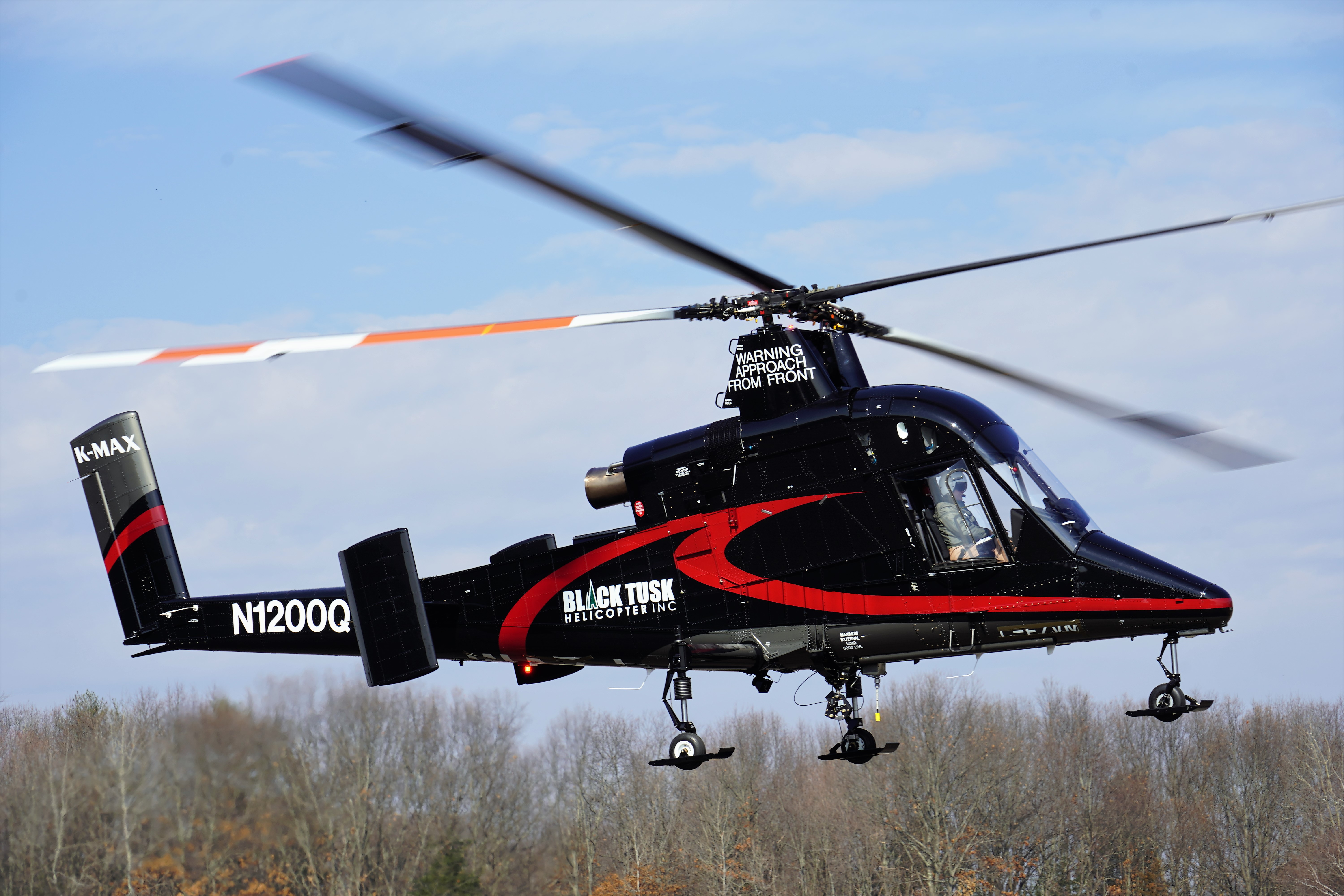Kaman Delivers New K-MAX® to Black Tusk Helicopter INC.