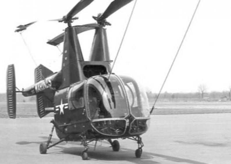 Ordered for the U.S. Marine Corps, the HOK-1 First Flies
