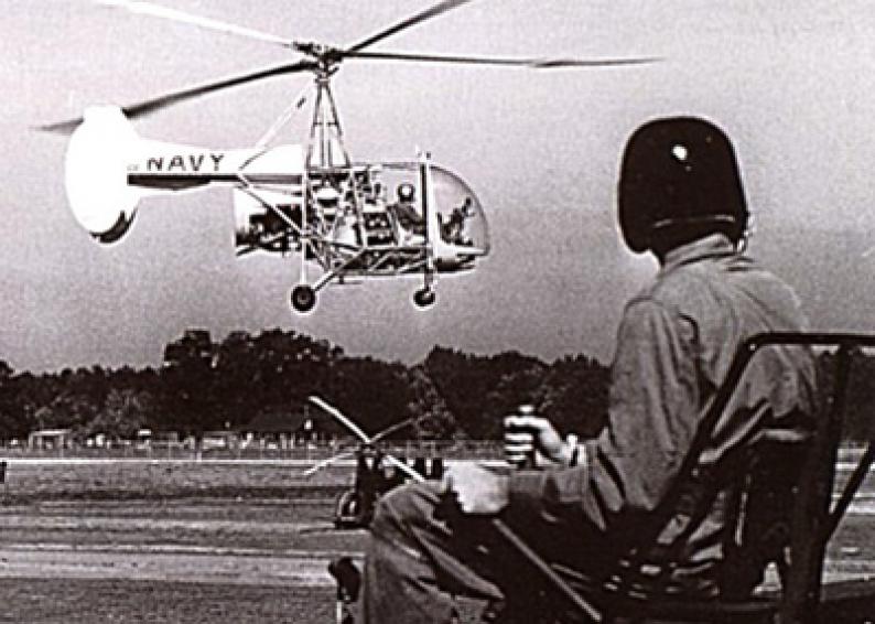 Kaman Pioneers Pilotless Helicopter Flight with the HTK-1